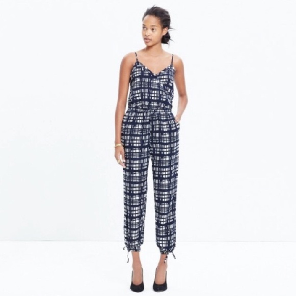 Madewell brushstroke cami jumpsuit size small